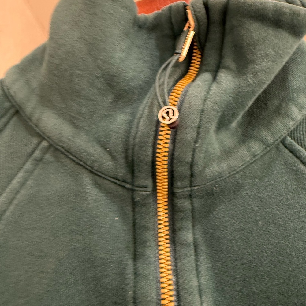 lululemon athletica Teal Quarter-Zip Cozy Pullover - Picture 4 of 6
